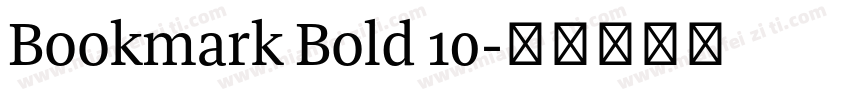 Bookmark Bold 10字体转换